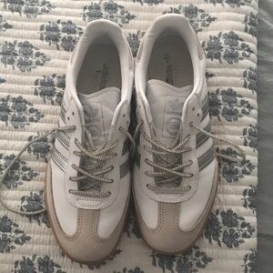 Adidas womens White and Beige Sneakers